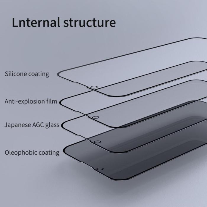 A-One Brand - [1-PACK] Privacy Härdat Glas Skärmskydd iPhone 13 Pro Max - Svart