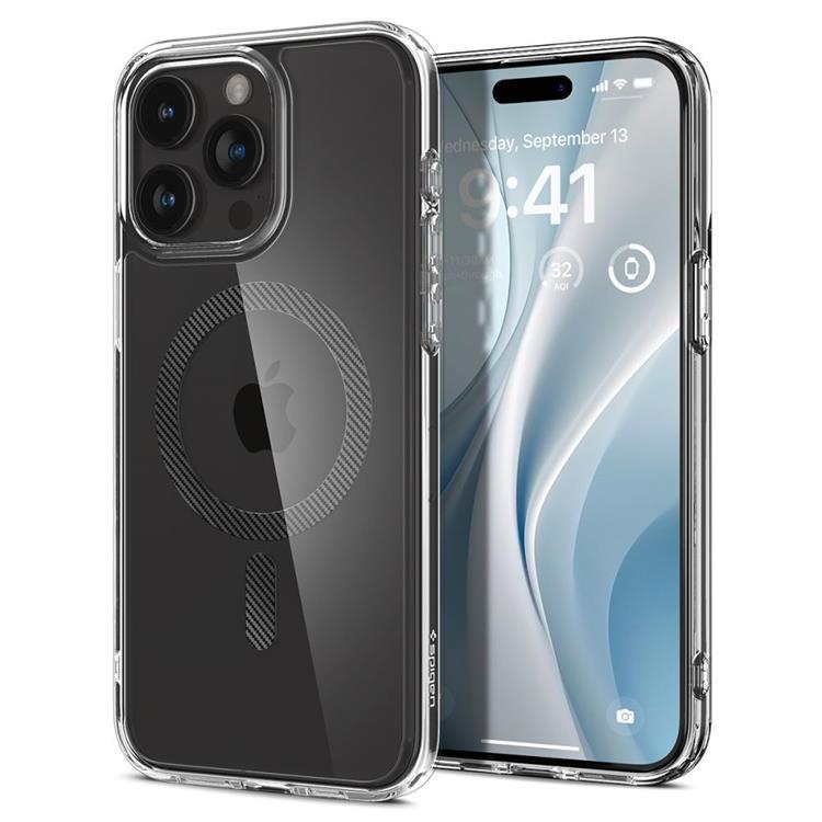 Spigen iPhone 15 Pro Mobilskal Magsafe Hybrid - Carbon Fiber | 2353 | AlltMobil