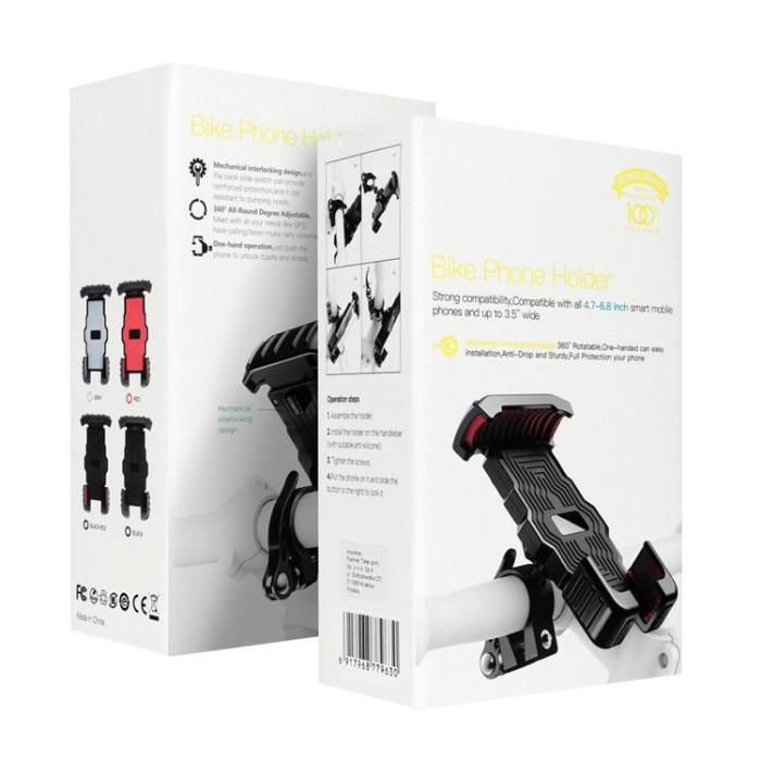 OEM - Clamp Cykelhållare för Styre Premium MB03U - Svart
