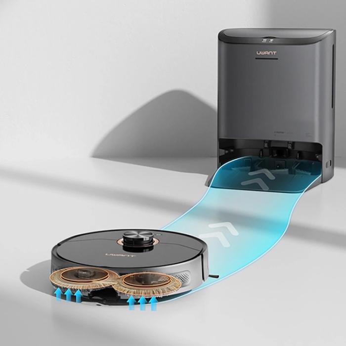 UWANT - UWANT U200 Pro Robotdammsugare med Moppfunktion - Grå