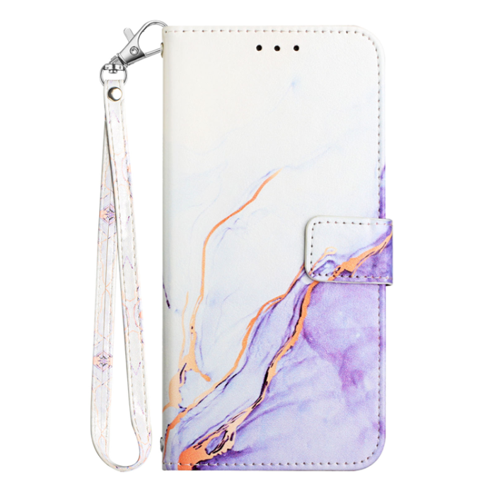 A-One Brand - iPhone 16 Pro Max Plånboksfodral Marble Pattern LS006