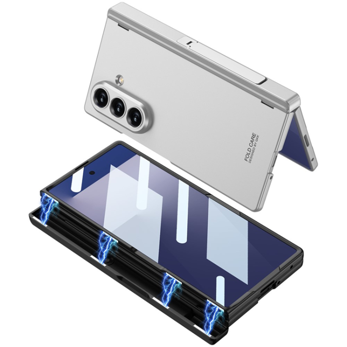 GKK - GKK Galaxy Z Fold 7 Mobilskal Hinge Kickstand - Svart