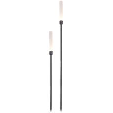 LightsOn - LightsOn Frost Ljuspelare 126 + 91 cm 2-pack Grå