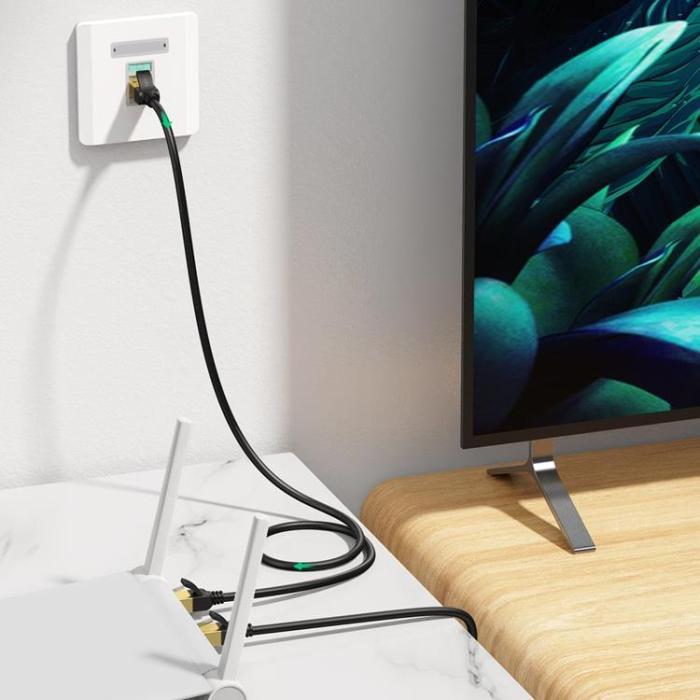 Ugreen - Ugreen STP RJ45 Cat 7 Nätverkskabel 5m - Svart