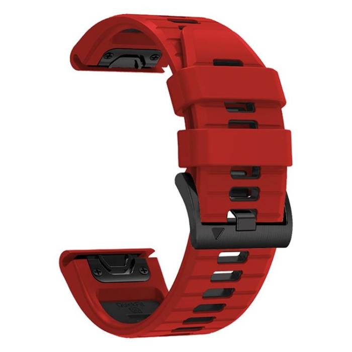Tech-Protect - Tech-Protect Garmin Fenix 5/6/7 Armabnd - Röd