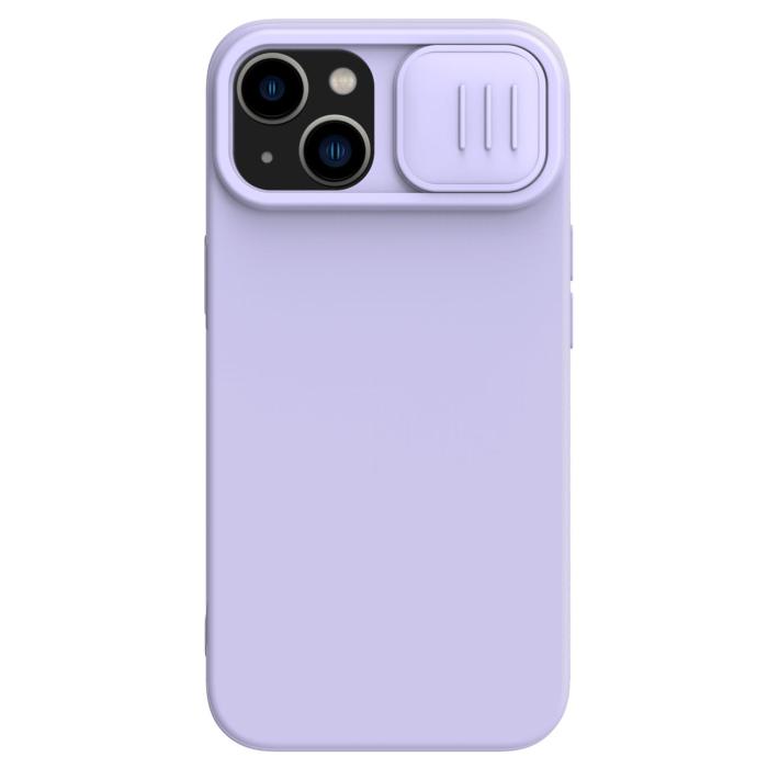 Nillkin - Nillkin iPhone 14 Plus Skal Magsafe CamShield Silicone - Lila