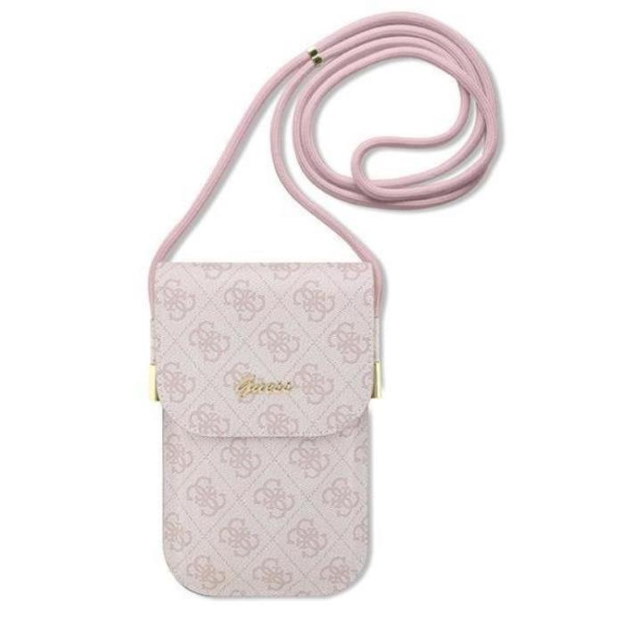 Guess - Guess Halsbandsfodral Metall Script Logo - Rosa
