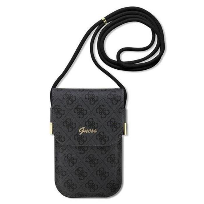 Guess - Guess Halsbandsfodral Metall Script Logo - Svart