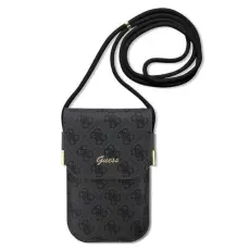 Guess - Guess Halsbandsfodral Metall Script Logo - Svart