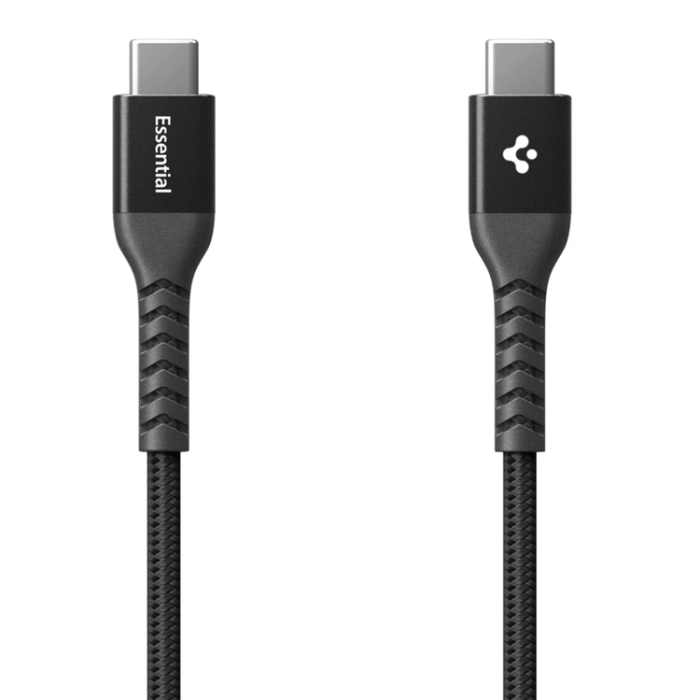 Spigen - Spigen EB10010CCA Essential USB-C till USB-C Kabel 100W 1m - Svart