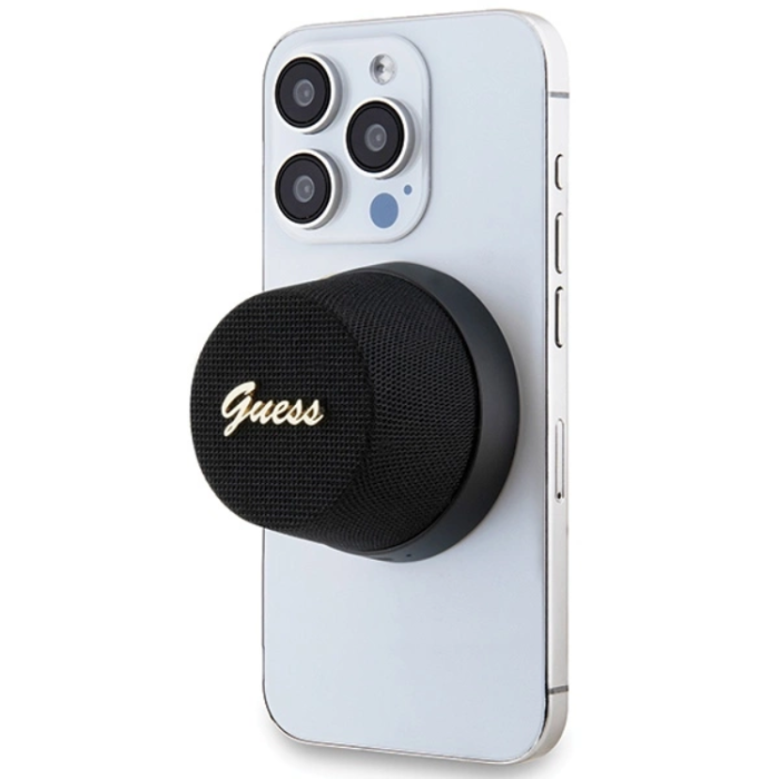 Guess - Guess Bluetooth Högtalare Magnetic Script Metal - Svart