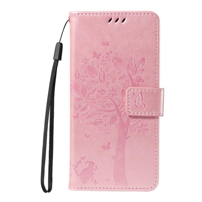 OEM - Samsung Galaxy A57 Plånboksfodral Konstläder - Roséguld
