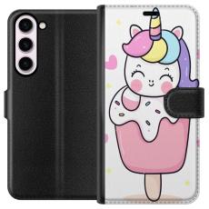 iSecrets - Pl&aring;nboksfodral till Samsung Galaxy S23+ med Glad enh&ouml;rning