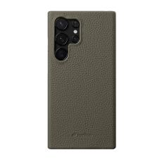 Melkco - MELKCO Mobilskal till Samsung Galaxy S24 Ultra &Auml;kta L&auml;der + PC Gr&aring;