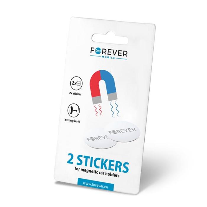 Forever - Forever Universal Klistermärke för Bilhållare Magnetisk 2pcs