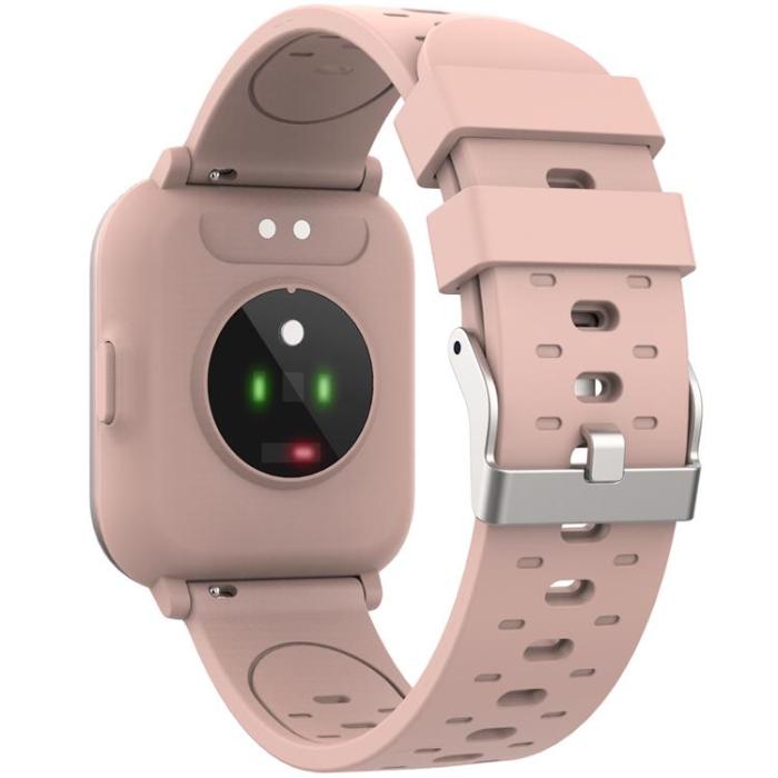Denver - DENVER Smart Watch med Temp, Syre och Hjärtfrekvens - Rosa