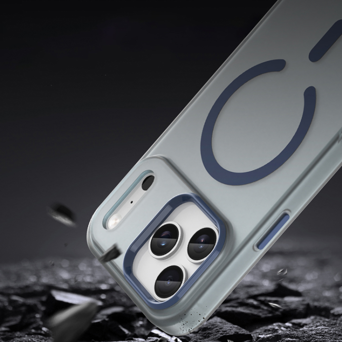 A-One Brand - iPhone 17 Pro Mobilskal MagSafe Abrasive - Matte Blå