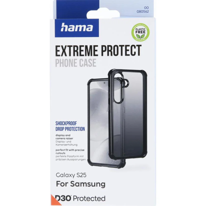 Hama - HAMA Galaxy S25 Mobilskal Extreme Protect - Svart