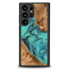 Bewood - Bewood Galaxy S23 Ultra Mobilskal Unique Turquoise - Svart