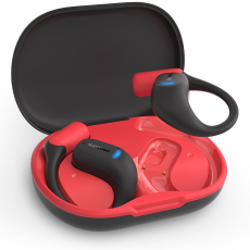 Philips - PHILIPS In-Ear-Hörlurar Sport IP54 - Svart/Röd