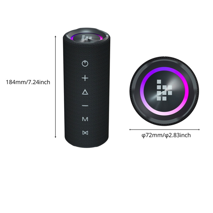 Tronsmart - Tronsmart Högtalare Bluetooth Bärbar Mirtune C2 24W - Svart