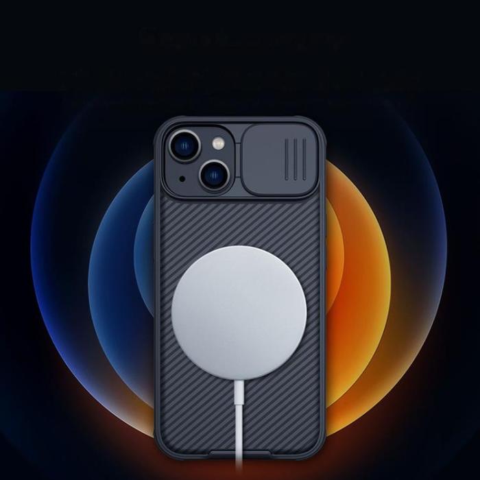 Nillkin - Nillkin iPhone 14 Plus Skal CamShield Pro Magnetic - Blå