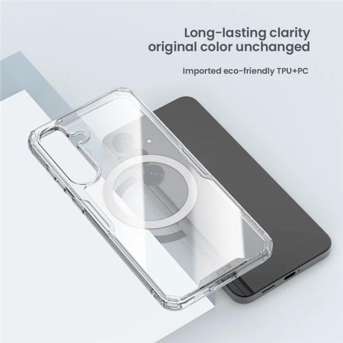 Nillkin - Nillkin Galaxy S25 Plus Mobilskal Magsafe Pro - Transparent