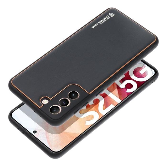 OEM - Galaxy S23 FE Mobilskal Läder - Svart