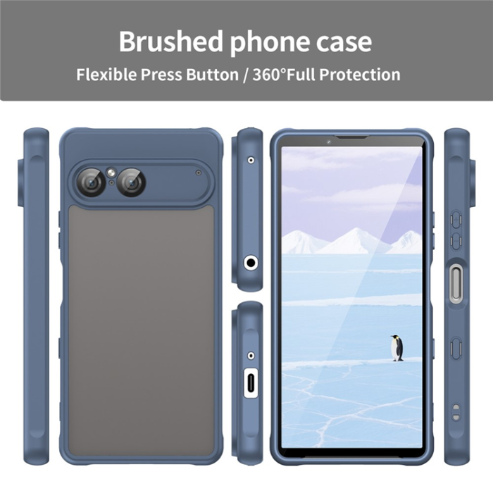 A-One Brand - Sony Xperia 10 VII Mobilskal Frosted Translucent - Blå