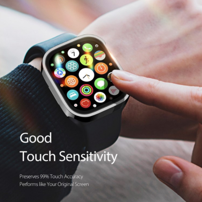 Dux Ducis - DUX DUCIS Apple Watch 4/5/6/SE (44mm) Skal Electroplated PC - Svart