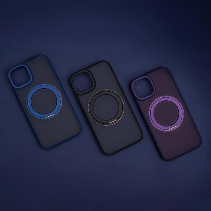 OEM - Mag Ring Roterande Skal iPhone 13 Pro Lila