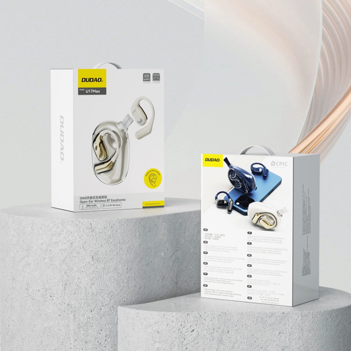 Dudao - Dudao In-Ear Hörlurar U17Max OWS Bluetooth 5.3 - Vit