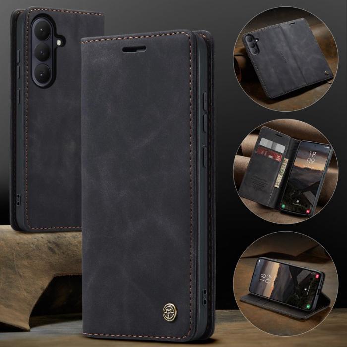 Caseme - CaseMe Plånboksfodral för Samsung Galaxy S26 Plus Konstläder Ställ - Svart
