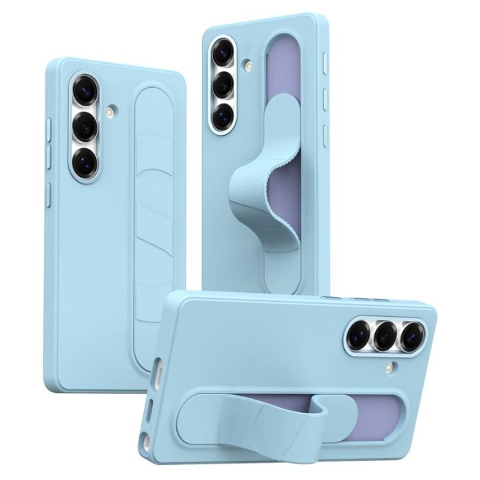 OEM - Mobilskal för Samsung Galaxy S26 Plus Kickstand PC + TPU - Blå