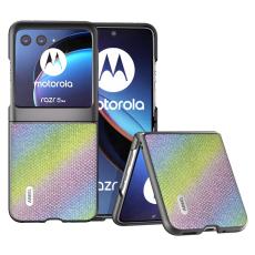 ABEEL - ABEEL Mobilskal till Motorola Razr 40 Ultra 5G PU L&auml;der Flerf&auml;rgad