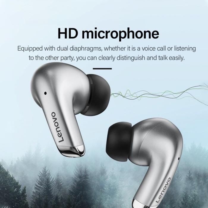 Lenovo - LENOVO LivePods LP5 TWS Thinkplus Bluetooth Trådlösa Hörlurar - Vit