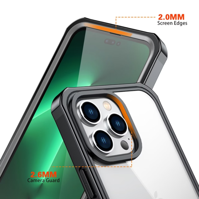 OEM - iPhone 14 Plus Mobilskal 360 Premium Full - Svart