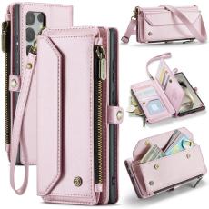 Caseme - CASEME Pl&aring;nboksfodral Konstl&auml;der f&ouml;r Samsung Galaxy S25 Ultra - Rosa