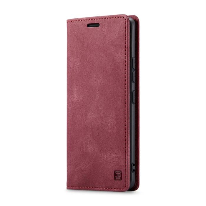 AUTSPACE - AUTSPACE Xiaomi 14 Wallet Fodral KonstLäder - Röd