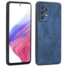 AZNS - AZNS Samsung Galaxy A53 5G Pl&aring;nboksfodral Konstl&auml;der - Bl&aring;