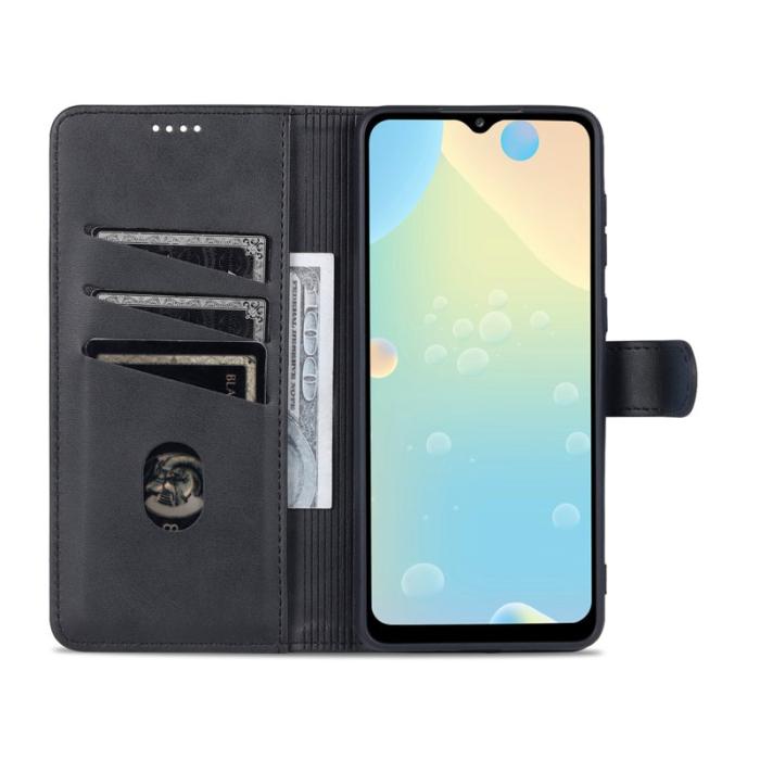 AZNS - AZNS Samsung Galaxy A53 5G Plånboksfodral Konstläder - Svart