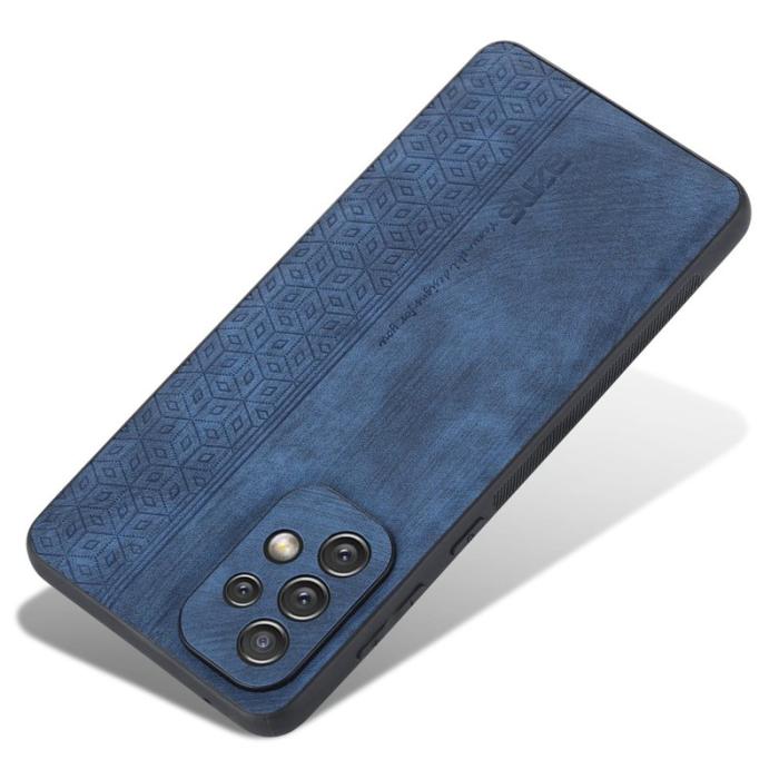 AZNS - AZNS Samsung Galaxy A53 5G Plånboksfodral Konstläder - Blå