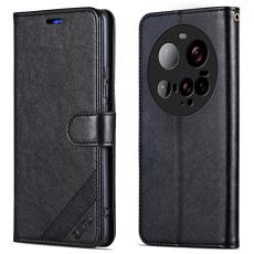 AZNS - AZNS Xiaomi 15 Ultra Pl&aring;nboksfodral Anti-Scratch Konstl&auml;der - Svart