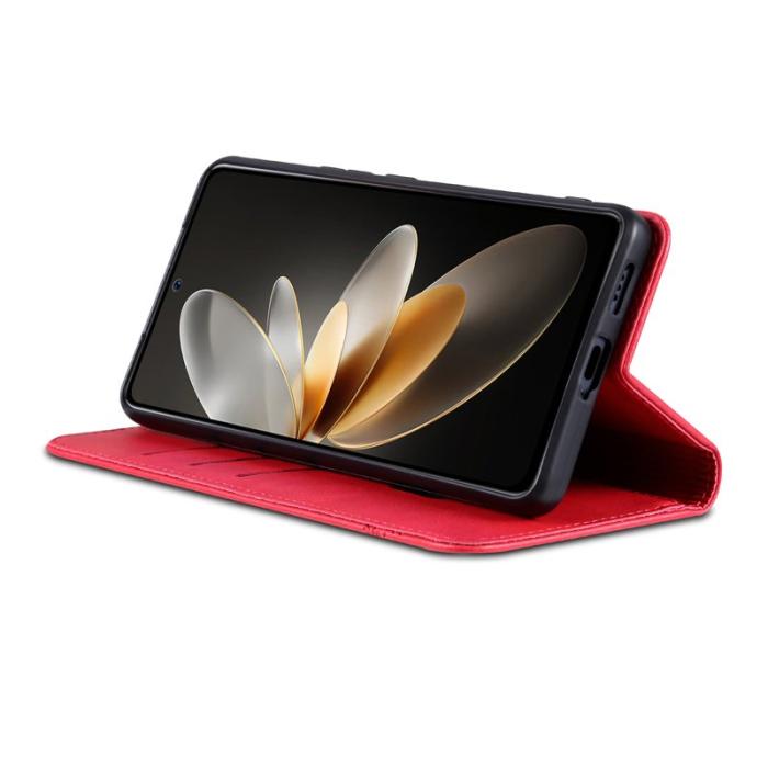 AZNS - AZNS Xiaomi 15 Ultra Plånboksfodral Konstläder - Röd