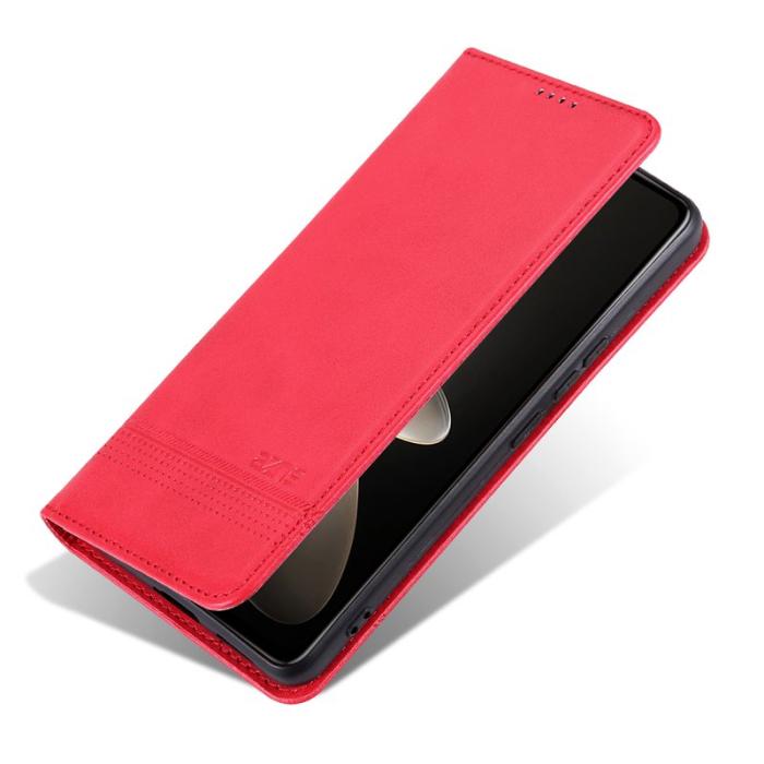 AZNS - AZNS Xiaomi 15 Ultra Plånboksfodral Konstläder - Röd