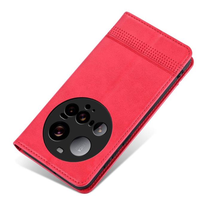 AZNS - AZNS Xiaomi 15 Ultra Plånboksfodral Konstläder - Röd