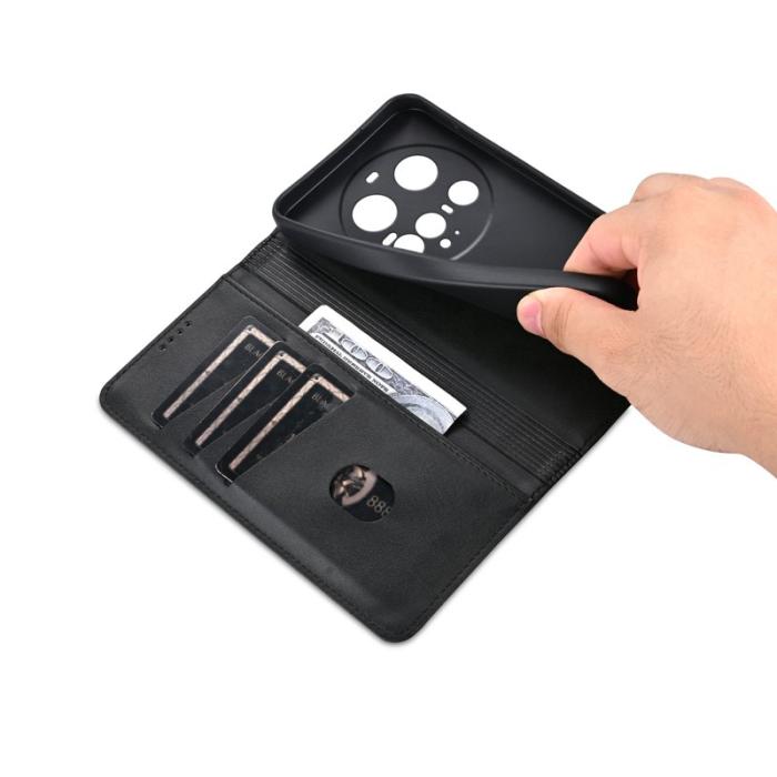 AZNS - AZNS Xiaomi 15 Ultra Plånboksfodral Konstläder - Svart
