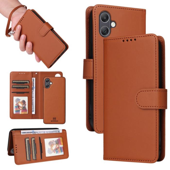 BETOPNICE - BETOPNICE Samsung Galaxy A06 4G Plånboksfodral Konstläder - Brun