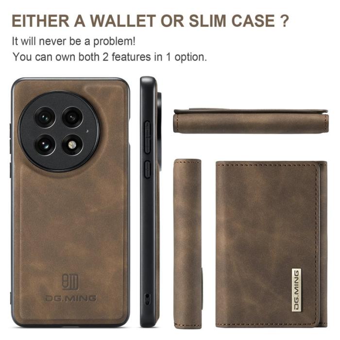 DG.MING - DG.MING M1 Series Mobilskal till OnePlus 13 med Ställ - Brun