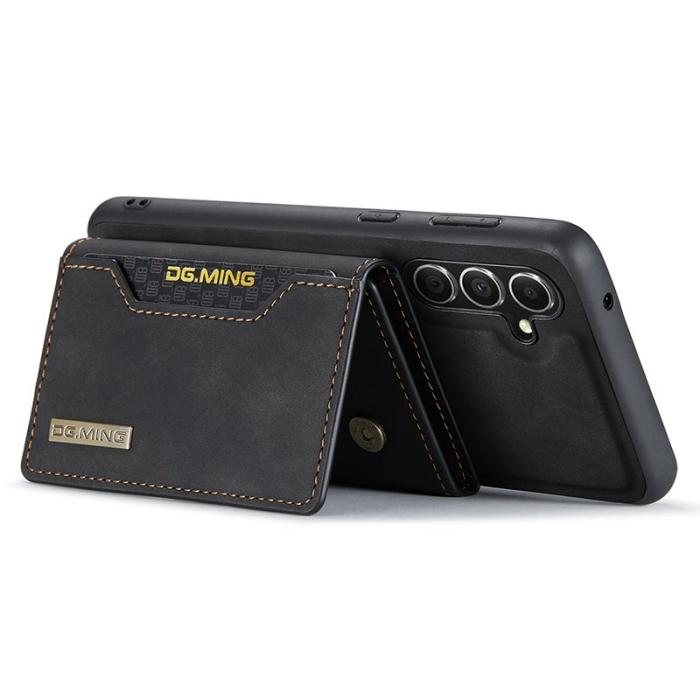 DG.MING - DG.MING Samsung Galaxy S23 FE Konstläder Plånboksfodral Svart